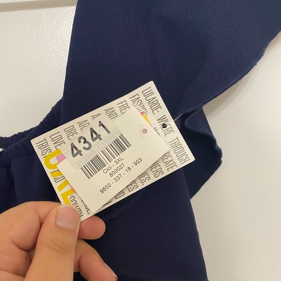 LULAROE CICI - 3XL NAVY - Picture 3 of 6